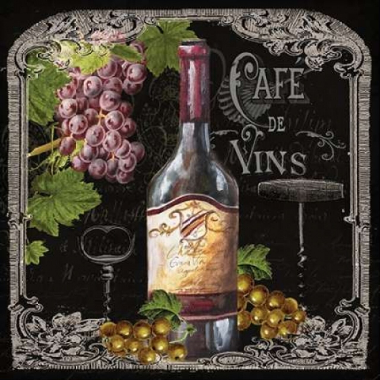 Cafe de Vins Wine I Poster Print by Tre Sorelle Studios - Item # VARPDXRB7631TS